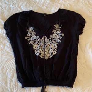 Romeo and Juliet Couture Peasant Top